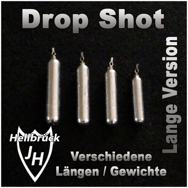 Drop Shot Sinker - Lang - verschiedene Gewichte -
